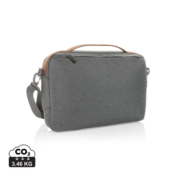  Impact AWARE™ 300D dvobojna deluxe torba za prijenosno računalo od 15,6" - XD Xclusive Siva