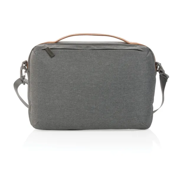  Impact AWARE™ 300D two tone deluxe 15.6" laptop bag - XD Xclusive Grey 