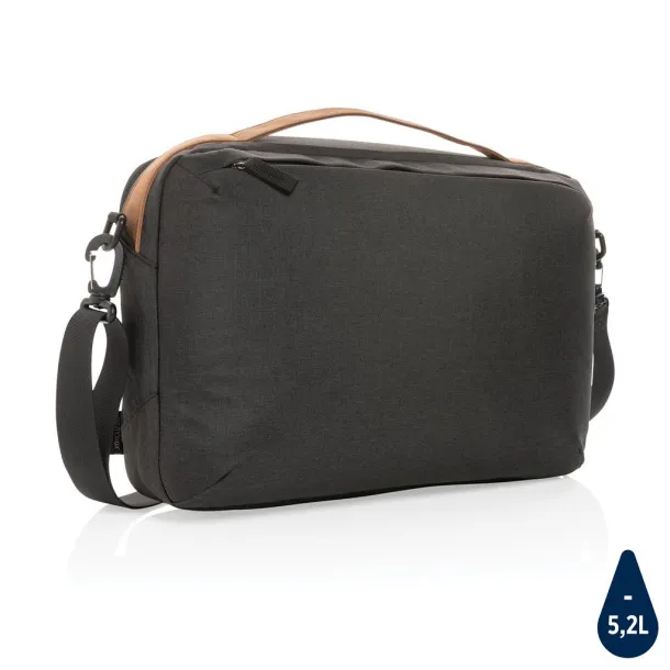  Impact AWARE™ 300D dvobojna deluxe torba za prijenosno računalo od 15,6" - XD Xclusive Crna