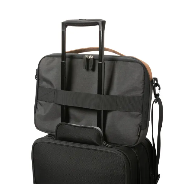  Impact AWARE™ 300D dvobojna deluxe torba za prijenosno računalo od 15,6" - XD Xclusive Crna