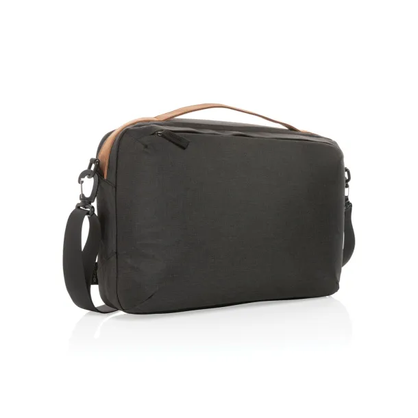  Impact AWARE™ 300D dvobojna deluxe torba za prijenosno računalo od 15,6" - XD Xclusive Crna