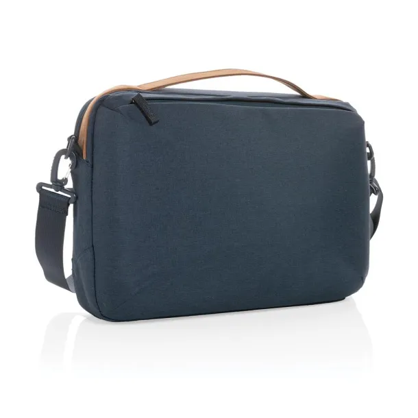  Impact AWARE™ 300D two tone deluxe 15.6" laptop bag - XD Xclusive Navy Blue 