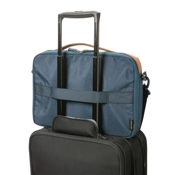  Impact AWARE™ 300D dvobojna deluxe torba za prijenosno računalo od 15,6" - XD Xclusive Mornarsko plava 