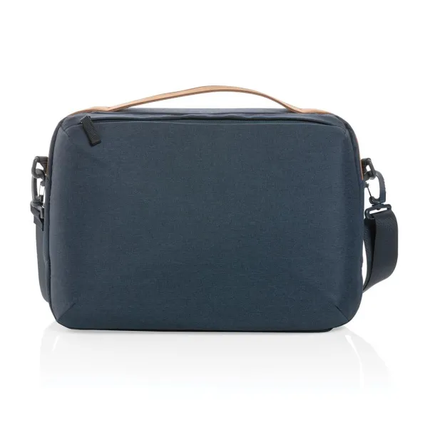  Impact AWARE™ 300D two tone deluxe 15.6" laptop bag - XD Xclusive Navy Blue 