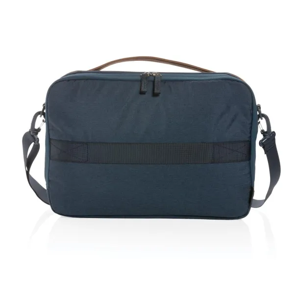  Impact AWARE™ 300D two tone deluxe 15.6" laptop bag - XD Xclusive Navy Blue 