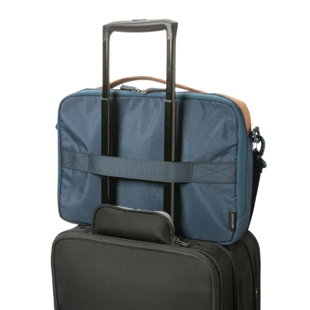  Impact AWARE™ 300D dvobojna deluxe torba za prijenosno računalo od 15,6" - XD Xclusive Mornarsko plava 