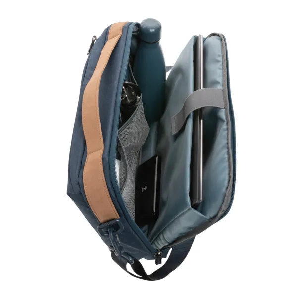  Impact AWARE™ 300D dvobojna deluxe torba za prijenosno računalo od 15,6" - XD Xclusive Mornarsko plava 