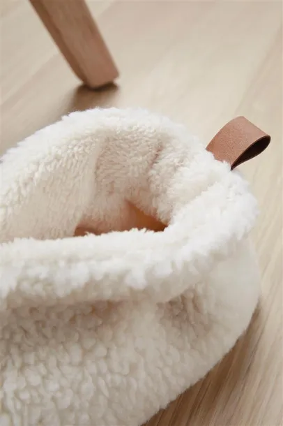  VINGA Santos RCS recycled pet cosy slippers - Vinga off white