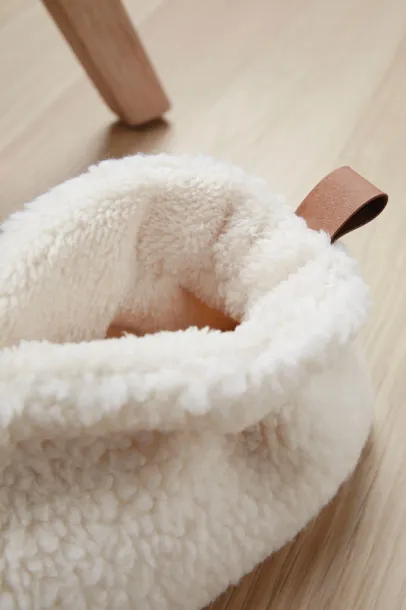  VINGA Santos RCS recycled pet cosy slippers - Vinga off white