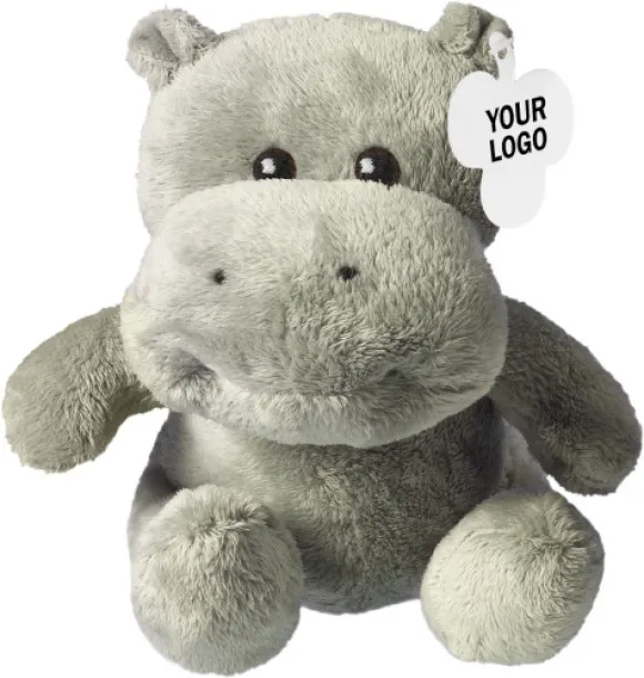  Plush hippo Geraldine grey