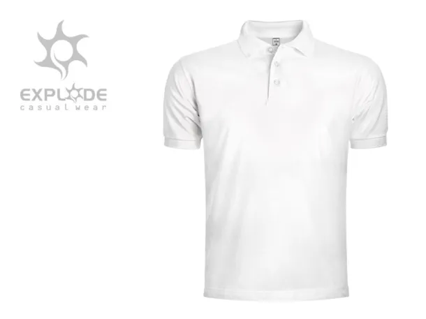 TOP GUN muška polo majica, 210g/m2 - EXPLODE Bijela