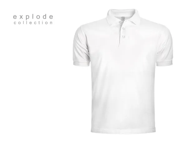 TOP GUN muška polo majica, 210g/m2 - EXPLODE Bijela