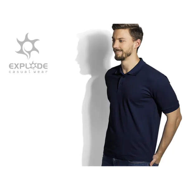 TOP GUN muška polo majica, 210g/m2 - EXPLODE Plava