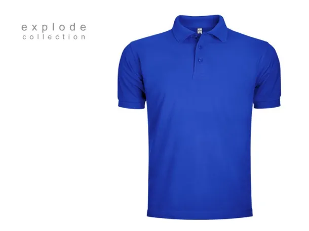 TOP GUN muška polo majica, 210g/m2 - EXPLODE Kraljevsko plava