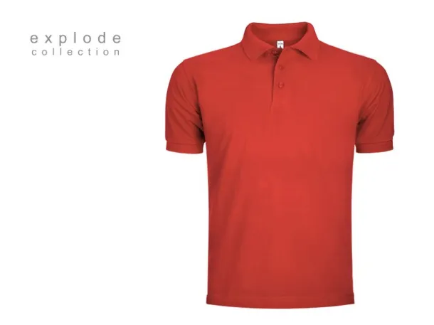 TOP GUN muška polo majica, 210g/m2 - EXPLODE Crvena