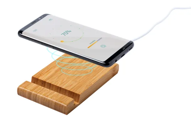 Restix wireless charger mobile holder Natural