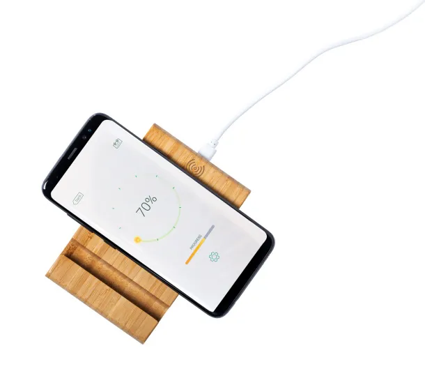 Restix wireless charger mobile holder Natural