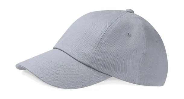  Low Profile Heavy Cotton Drill Cap - Beechfield Light Grey