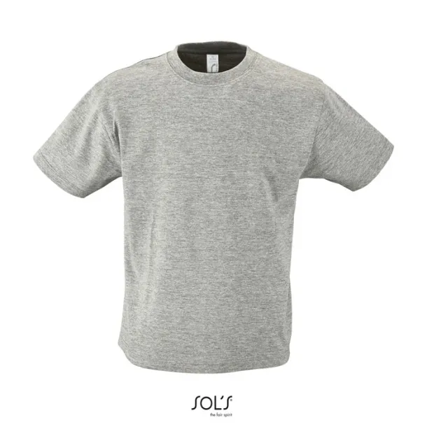 REGENT KIDS TSHIRT-150g Grey Melange