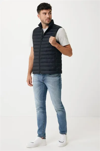  Iqoniq Meru men recycled polyester bodywarmer - iqoniq Black 