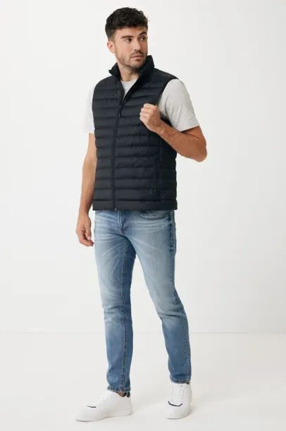  Iqoniq Meru men recycled polyester bodywarmer - iqoniq Black 