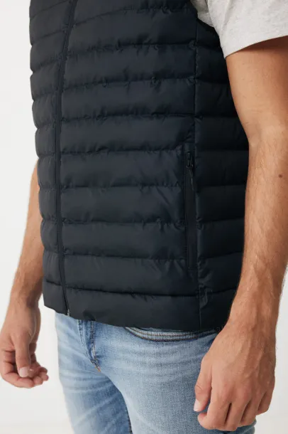  Iqoniq Meru men recycled polyester bodywarmer - iqoniq Black 