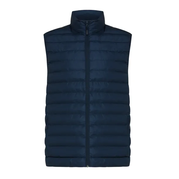  Iqoniq Meru men recycled polyester bodywarmer - iqoniq navy