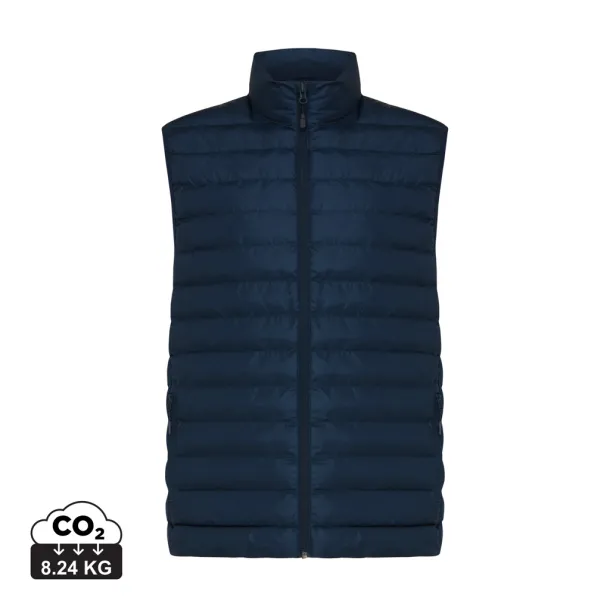  Iqoniq Meru men recycled polyester bodywarmer - iqoniq navy