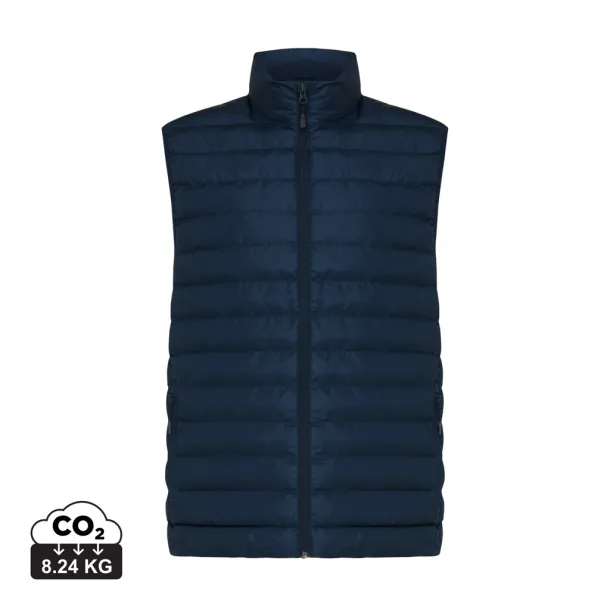  Iqoniq Meru men recycled polyester bodywarmer - iqoniq navy