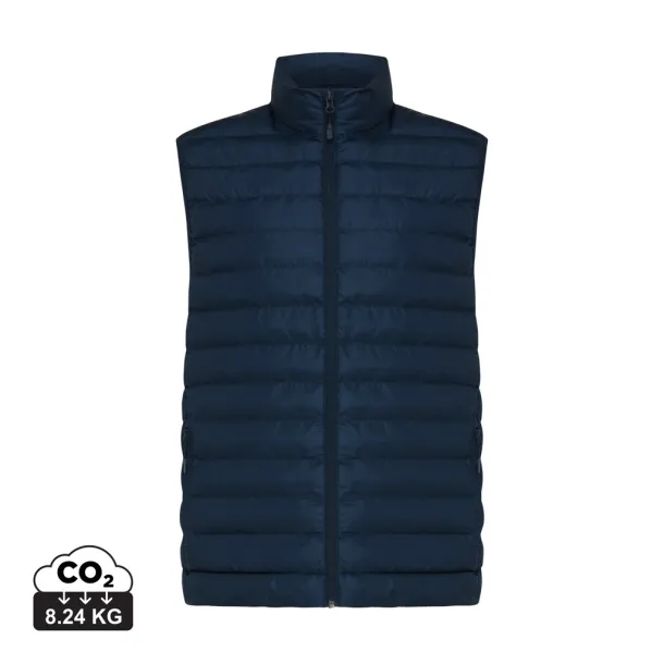  Iqoniq Meru men recycled polyester bodywarmer - iqoniq navy