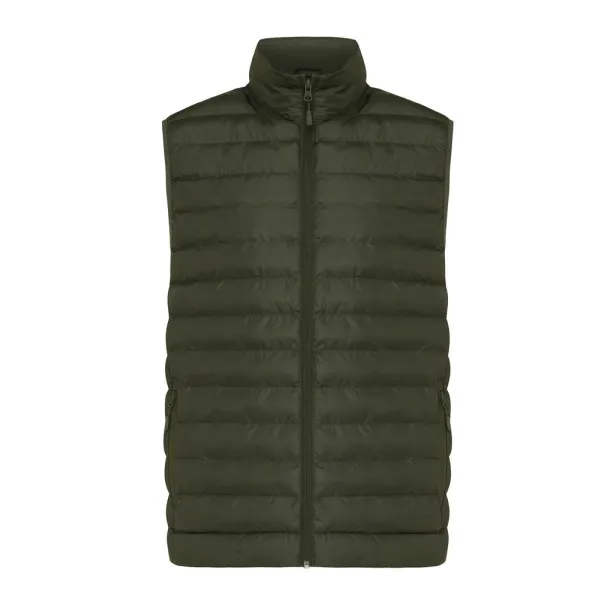  Iqoniq Meru men recycled polyester bodywarmer - iqoniq khaki