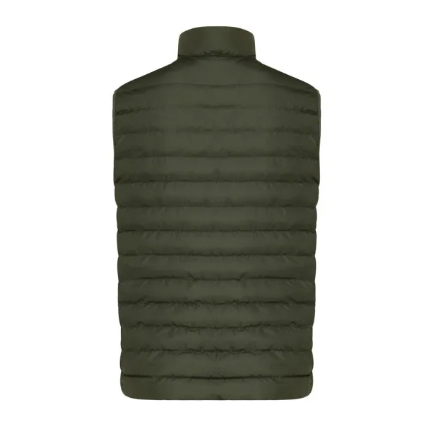  Iqoniq Meru men recycled polyester bodywarmer - iqoniq khaki