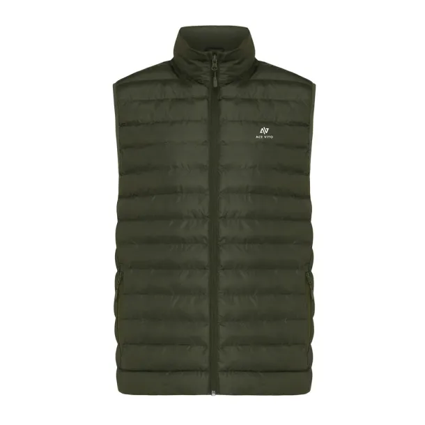  Iqoniq Meru men recycled polyester bodywarmer - iqoniq khaki