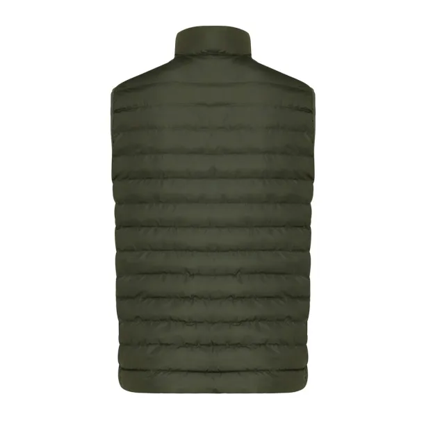  Iqoniq Meru men recycled polyester bodywarmer - iqoniq khaki