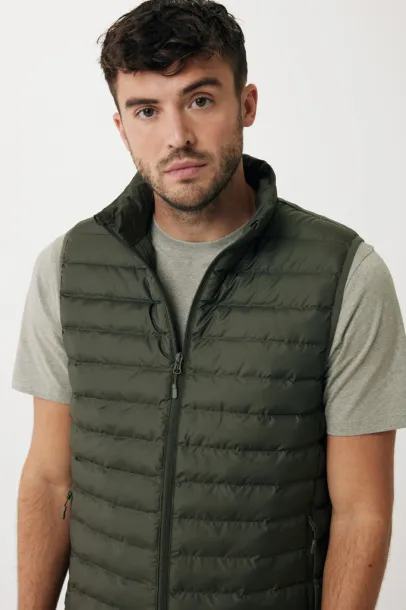  Iqoniq Meru men recycled polyester bodywarmer - iqoniq khaki