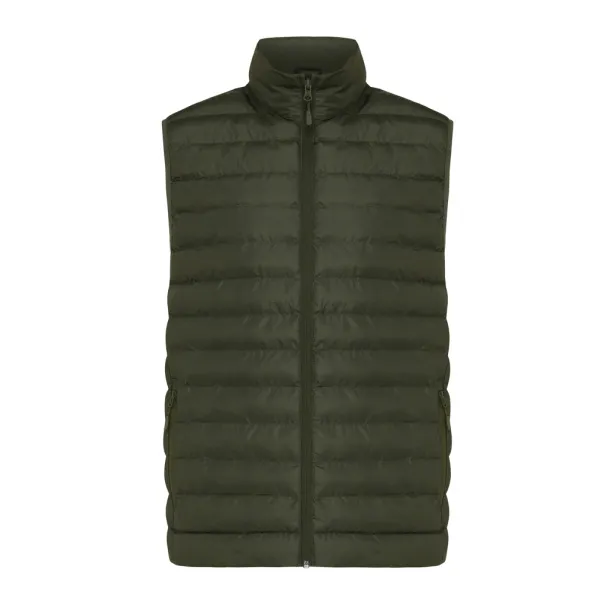  Iqoniq Meru men recycled polyester bodywarmer - iqoniq khaki