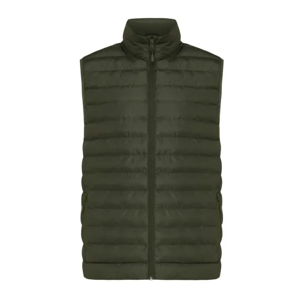  Iqoniq Meru men recycled polyester bodywarmer - iqoniq khaki