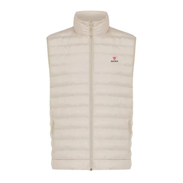  Iqoniq Meru men recycled polyester bodywarmer - iqoniq beige 