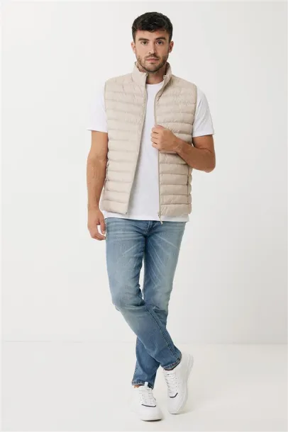  Iqoniq Meru men recycled polyester bodywarmer - iqoniq beige 