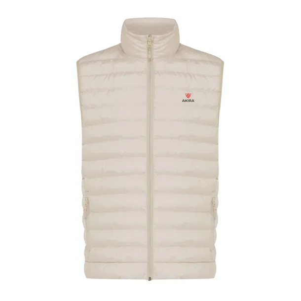  Iqoniq Meru men recycled polyester bodywarmer - iqoniq beige 