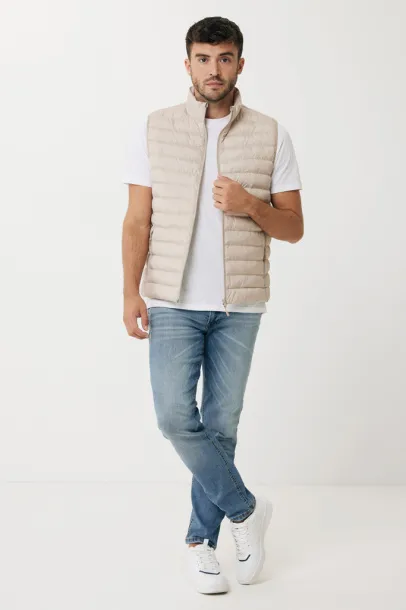  Iqoniq Meru men recycled polyester bodywarmer - iqoniq beige 