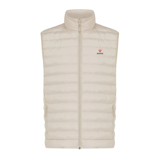  Iqoniq Meru men recycled polyester bodywarmer - iqoniq beige 