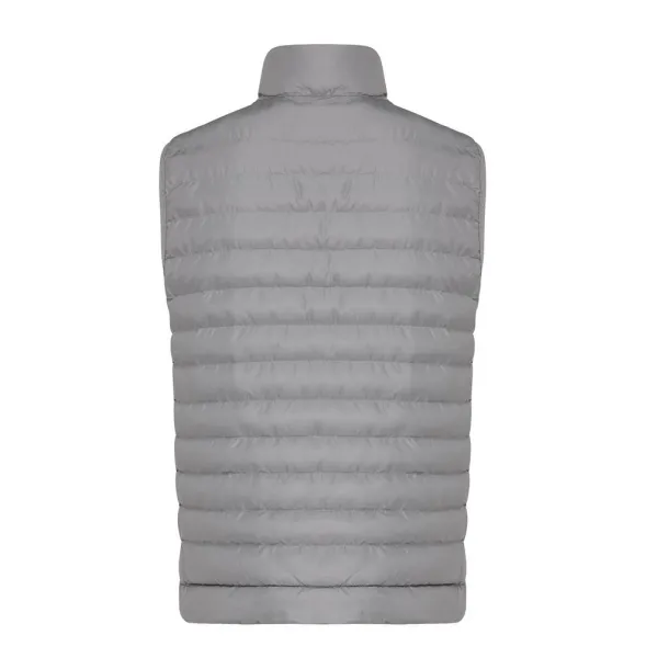  Iqoniq Meru men recycled polyester bodywarmer - iqoniq silver grey