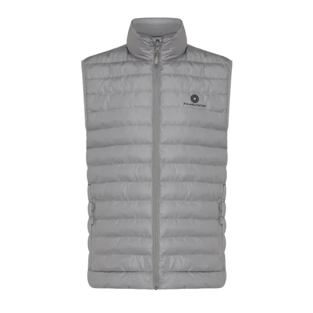  Iqoniq Meru men recycled polyester bodywarmer - iqoniq silver grey