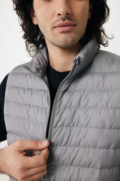  Iqoniq Meru men recycled polyester bodywarmer - iqoniq silver grey
