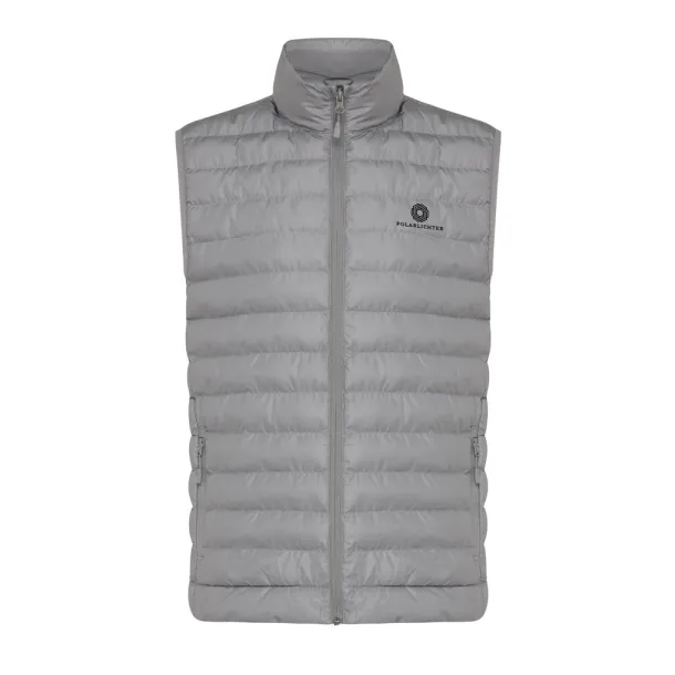  Iqoniq Meru men recycled polyester bodywarmer - iqoniq silver grey