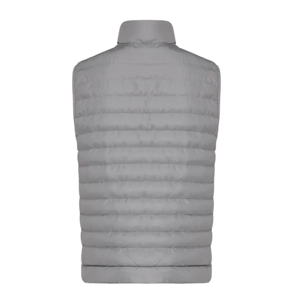  Iqoniq Meru men recycled polyester bodywarmer - iqoniq silver grey