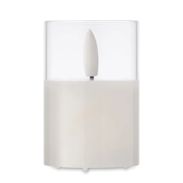 XANDLE LED wax candle in glass holder White