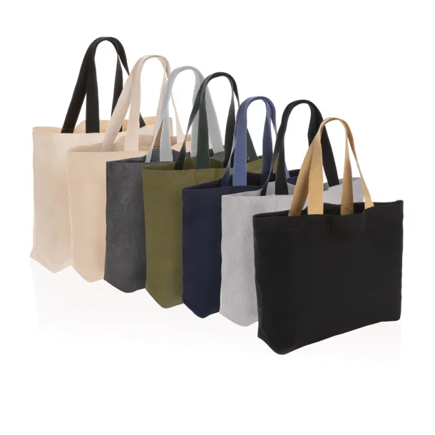  Impact AWARE™ recycled canvas large tote 240 gsm undyed - XD Collection Grey 