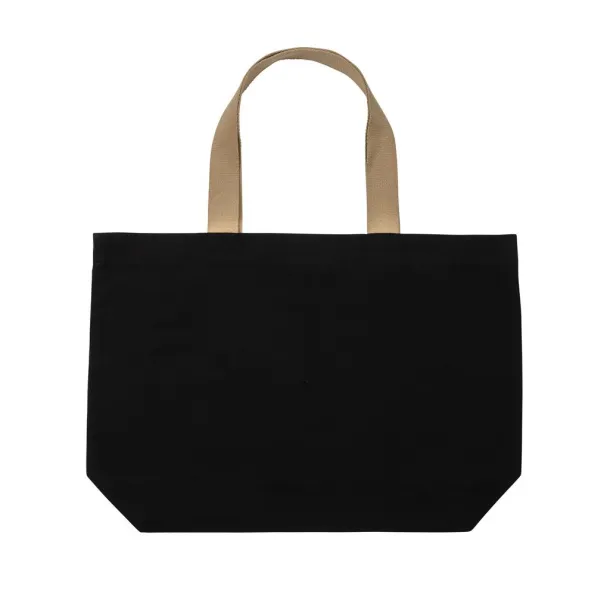  Impact AWARE™ recycled canvas large tote 240 gsm undyed - XD Collection Black 